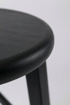 Ladder Chair 65 cm (25.6 in) – Handcrafted Folding Wooden Step Stool Chair, Green